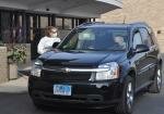 A nurse checks in those to be tested for COVID on the St. Elizabeth Campus DriveUpTest